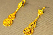 Artifacts of gold of the Qing Dynasty