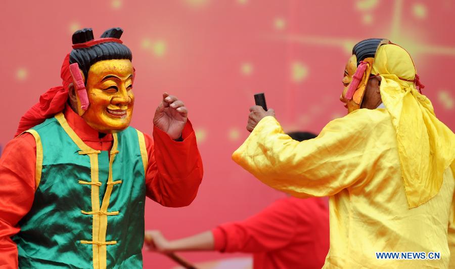 Nuo Opera staged in E China's Jiangxi