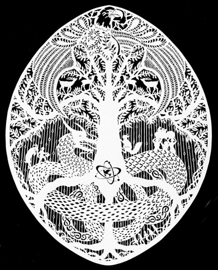 Three Famous Things of Ansai - Ansai paper cutting