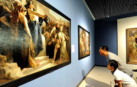 Xu Beihong and his French masters' paintings