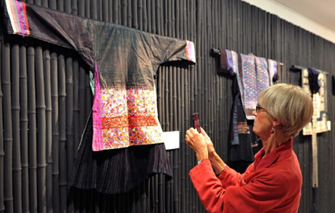 Miao embroidery on exhibition in Paris