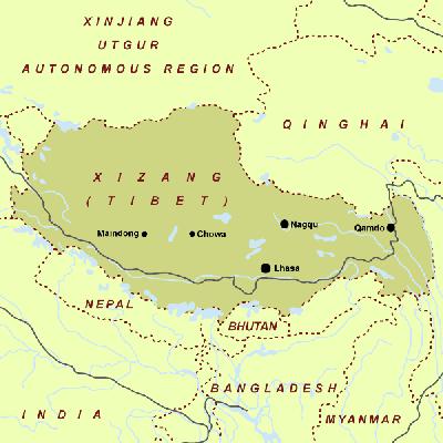 tibetan plateau world map
