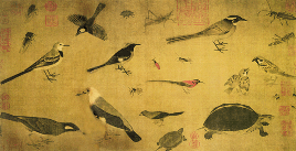 ▷ Painting Singing bird by Du Mingxuan